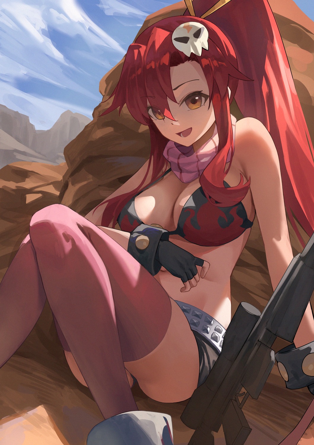 Akipopopopoon Tengen Toppa Gurren Lagann Yoko Bikini Top Gun Swimsuits